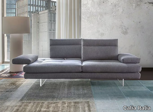 TOBY WING - Tufted 3 seater fabric sofa with removable cover _ Calia Italia