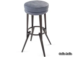 VENERE - High leather stool with footrest _ Calia Italia