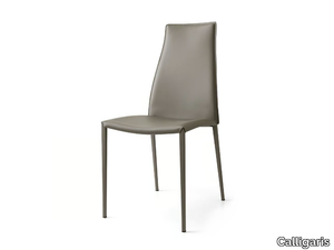 AIDA - High-back bonded leather chair _ Calligaris