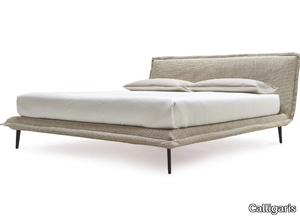 FLUFF - Fabric double bed with upholstered headboard _ Calligaris