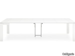 OMNIA - Extending rectangular wooden console table _ Calligaris