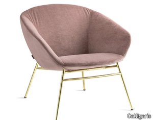 LOVE - Upholstered fabric armchair with armrests _ Calligaris