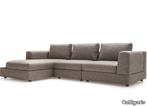 LAYLA - Fabric sofa with chaise longue _ Calligaris