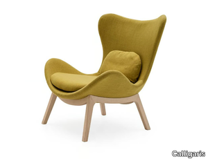 LAZY - Wing fabric armchair _ Calligaris