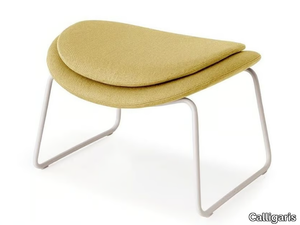 LAZY - Sled base fabric footstool _ Calligaris