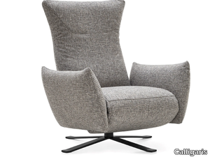 POLSE - Recliner fabric armchair with armrests _ Calligaris