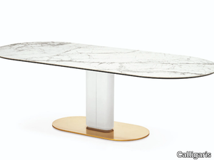 CAMEO - Rectangular marble table _ Calligaris