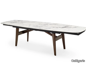 ABREY - Extending rectangular ash table _ Calligaris