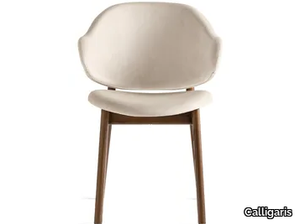 HOLLY - Upholstered fabric chair with wooden structure _ Calligaris