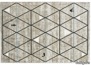 GAVA - Rectangular rug with geometric shapes _ Calligaris