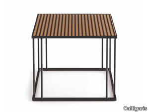 RENEE - Square metal coffee table for living room _ Calligaris