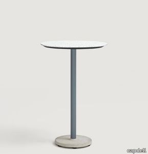 Nook high table concrete base