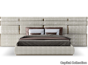 TRILOGY XL - Double bed with upholstered headboard _ Capital Collection