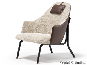 ADELE - Fabric armchair with armrests _ Capital Collection