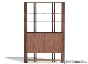 DIESIS C - Double-sided wooden bookcase _ Capital Collection