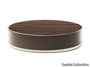 ÉTOILE - Round low wooden coffee table _ Capital Collection