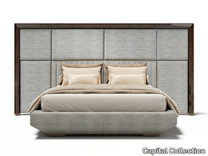 KIMERA XL - Leather king size bed with high headboard _ Capital Collection