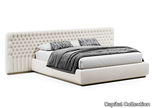 OPERA - Leather double bed with tufted headboard _ Capital Collection