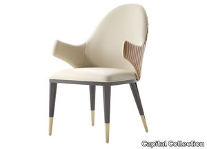 DIVA C/B - Upholstered fabric chair with armrests _ Capital Collection