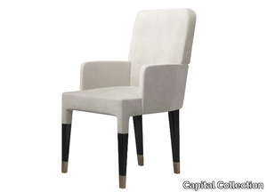 KEATRIX L - Upholstered fabric chair with armrests _ Capital Collection