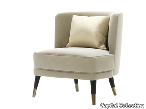 KEY WEST 2.0 - Upholstered leather armchair _ Capital Collection