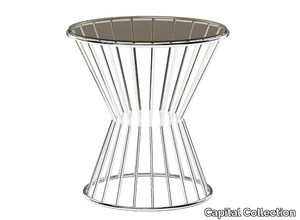 KHERO - Round metal and glass coffee table _ Capital Collection