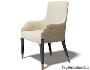 MADAME C/B - Upholstered fabric chair with armrests _ Capital Collection