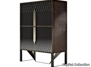 PRISMA - Wooden highboard with doors _ Capital Collection