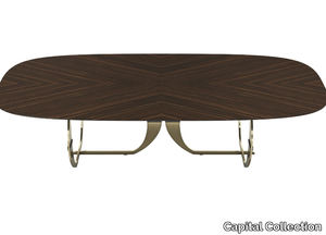 CONVIVIO - Oval wooden dining table _ Capital Collection