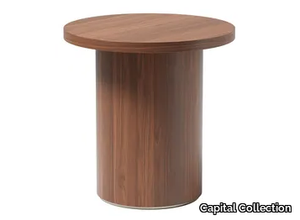 ICARO - Round wooden high side table _ Capital Collection