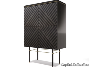 ZEFIRO - Wooden highboard with doors _ Capital Collection
