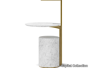 HUGO - Marble and metal coffee table / bedside table _ Capital Collection