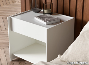 GROOVE - Rectangular bedside table _ Capo d’Opera