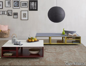 MULTIBOX - Coffee table with integrated magazine rack _ Capo d’Opera