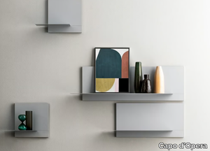 TWIGGY - Steel and wood wall shelf _ Capo d’Opera