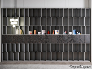 ATENEO - Open modular bookcase _ Capo d’Opera