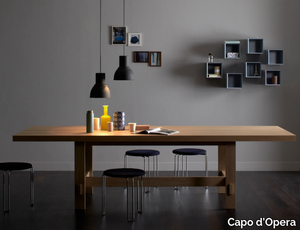 SHARE - Rectangular wooden table _ Capo d’Opera