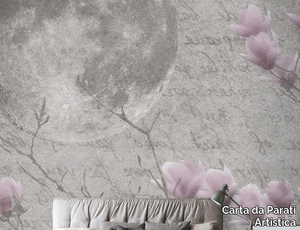 LUNA - Washable landscape vinyl wallpaper _ Carta da Parati Artistica