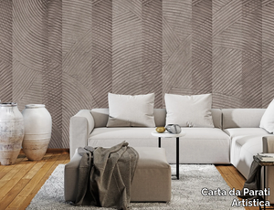 SINTONIA - Striped washable wallpaper _ Carta da Parati Artistica