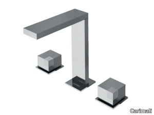 OCUBE 0-OCB0501-CR - Countertop washbasin mixer with individual rosettes _ Carimali