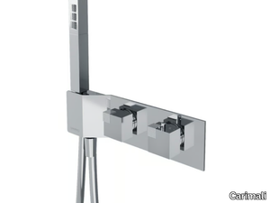 OCUBE 0-OCB5101EST-CR/0-OCB5102EST-CR - Recessed thermostatic shower mixer with hand shower _ Carimali