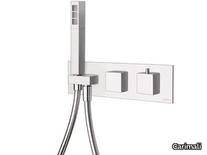 ILQUADRO 21521EST-CR/21531EST-CR - Recessed thermostatic shower mixer with hand shower _ Carimali