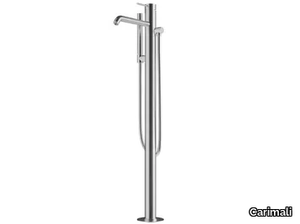 NAVIS 0-NVS7302EST-316 - Floor standing stainless steel bathtub mixer with hand shower _ Carimali