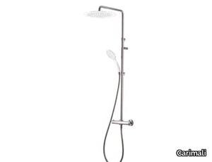 RIGOLETTO TELESCOPIC 00-0840/00-0940 - Wall-mounted thermostatic shower panel with diverter _ Carimali