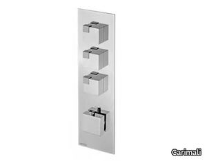 OCUBE 0-OCB4002EST-CR - Recessed thermostatic shower mixer with plate _ Carimali