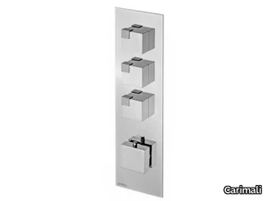 OCUBE 0-OCB4202EST-CR - Recessed thermostatic shower mixer with plate _ Carimali