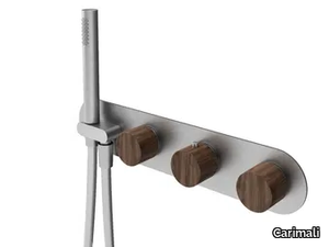 WOOD SCULL 0-SCL5103/5104/5105EST-CR - Recessed thermostatic shower mixer with hand shower _ Carimali