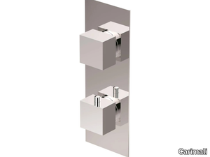 ILQUADRO 21221/21231/21221O/21231O - Recessed thermostatic shower mixer with plate _ Carimali