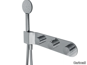 QTIME 0-QTM5103EST-CR/5104EST-CR/5105EST - Recessed thermostatic shower mixer with hand shower _ Carimali