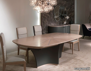 DESYO - Oval sycomoro table _ carpanelli